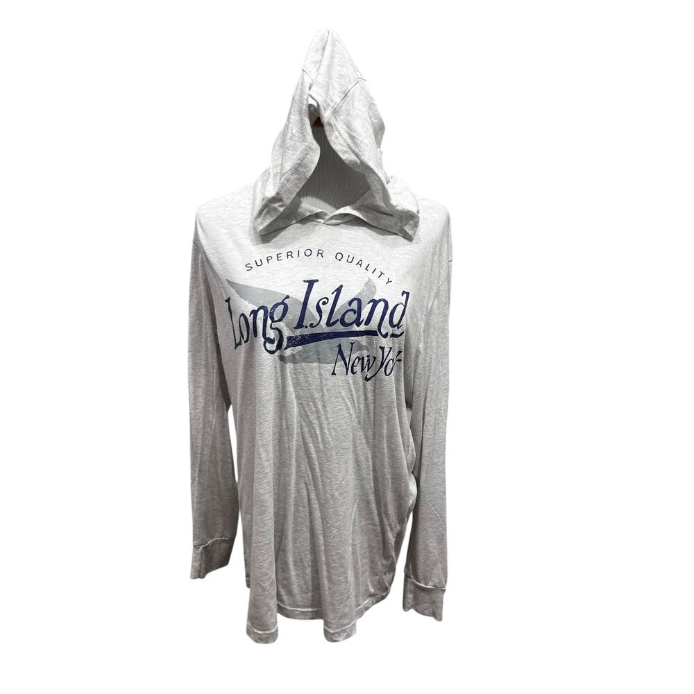 Long Island NY Graphic Hoodie Long Sleeve Shirt SIZE XL